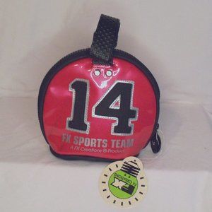FX Creations Vinyl Hot Pink 14 Sports Bowling Ball Bag Shaped Purse Vintage NEW